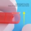 Weekly Pill Box Large Capacity Multiple Compartments Dustproof Lightweight Portable 7-Day Vitamin Medicine Box Organizer