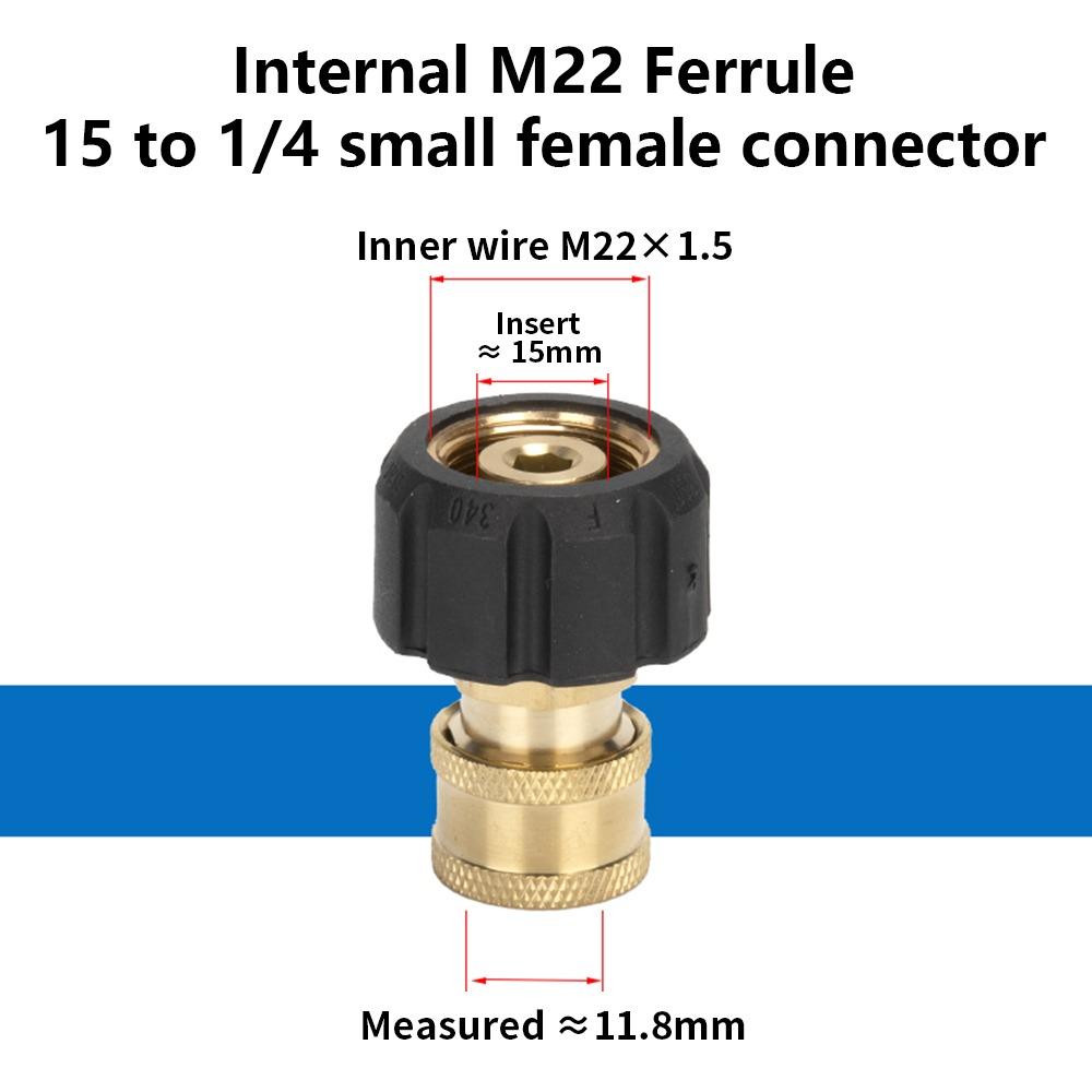 1Pcs Couplers Swivel Pressure Washer Adapter Wash Torch Hose Connector  Home Garden Accessory