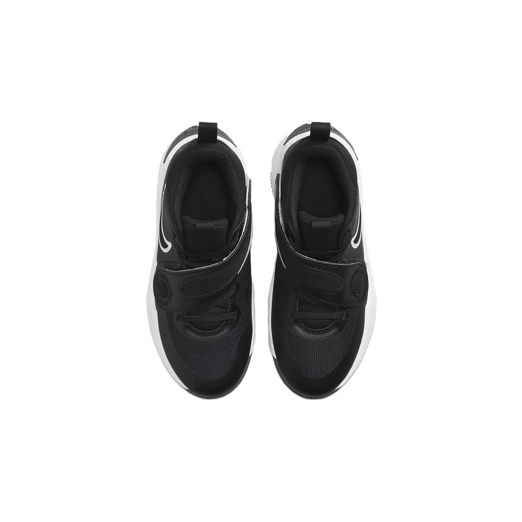 Nike Детские кроссовки Team Hustle D11 GS черно-белые DV8996-002