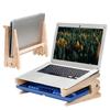 NOELAMOUR Wooden Vertical Laptop Easy Improves and Heat Dissipation Inch Stand, Assembly, Storage, Posture, (Fits 15-17.3 Laptops)