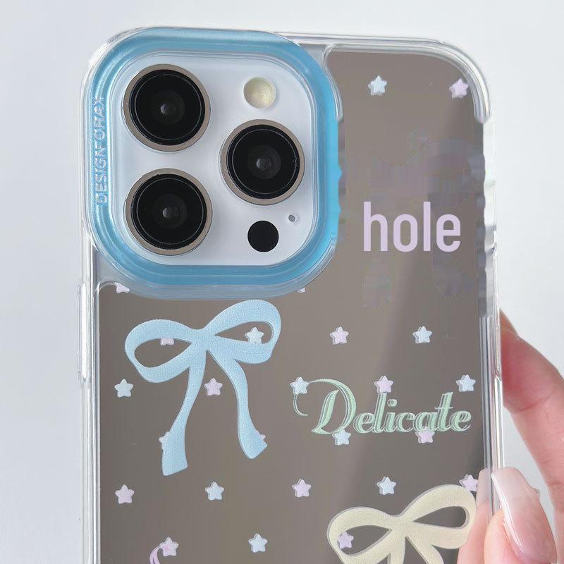 Zhitai 16 Pro Max Summer Mirror Shell для iPhone 15 Pro/14/13/12 с ремешком