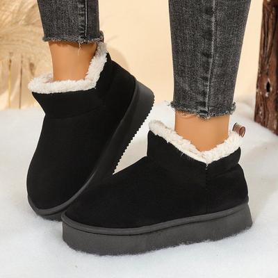 Модные теплые и удобные женские зимние ботинки осень и зима новые универсальные нескользящие короткие ботинки дети