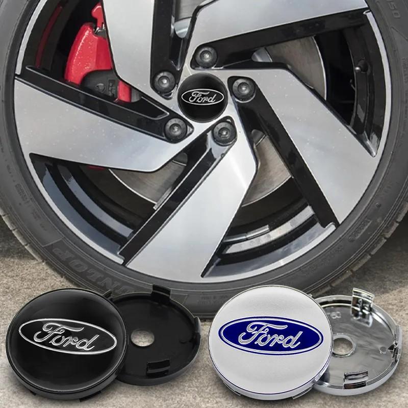 4PCS 56/60mm Car Wheel Center Hub Caps Tire Hubcap Rim Covers Emblem Stickers For Ford Focus Mk2 Mk3 Ranger Mondeo Mustang Kuga