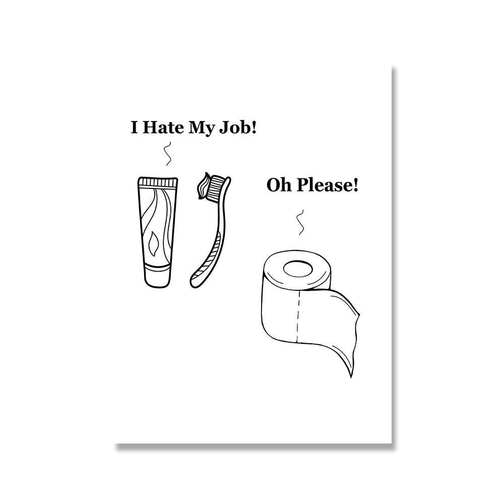 Карма Определение Плакат Печать Настенное Искусство Холст Картина Современный Смешной Знак Для Ванной Туалет Юмор Картины Ванная Комната Домашний Декор