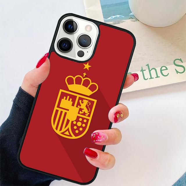Испания Испанский флаг Чехол для телефона Задняя крышка для iPhone 17 Air 16 15 14 13 11 12 Pro Max Plus Оболочка Coque