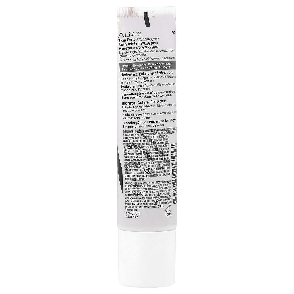 Almay Skin Perfecting Hydrating Tint™, 110 Buff, 28ml (0.94fl Oz)