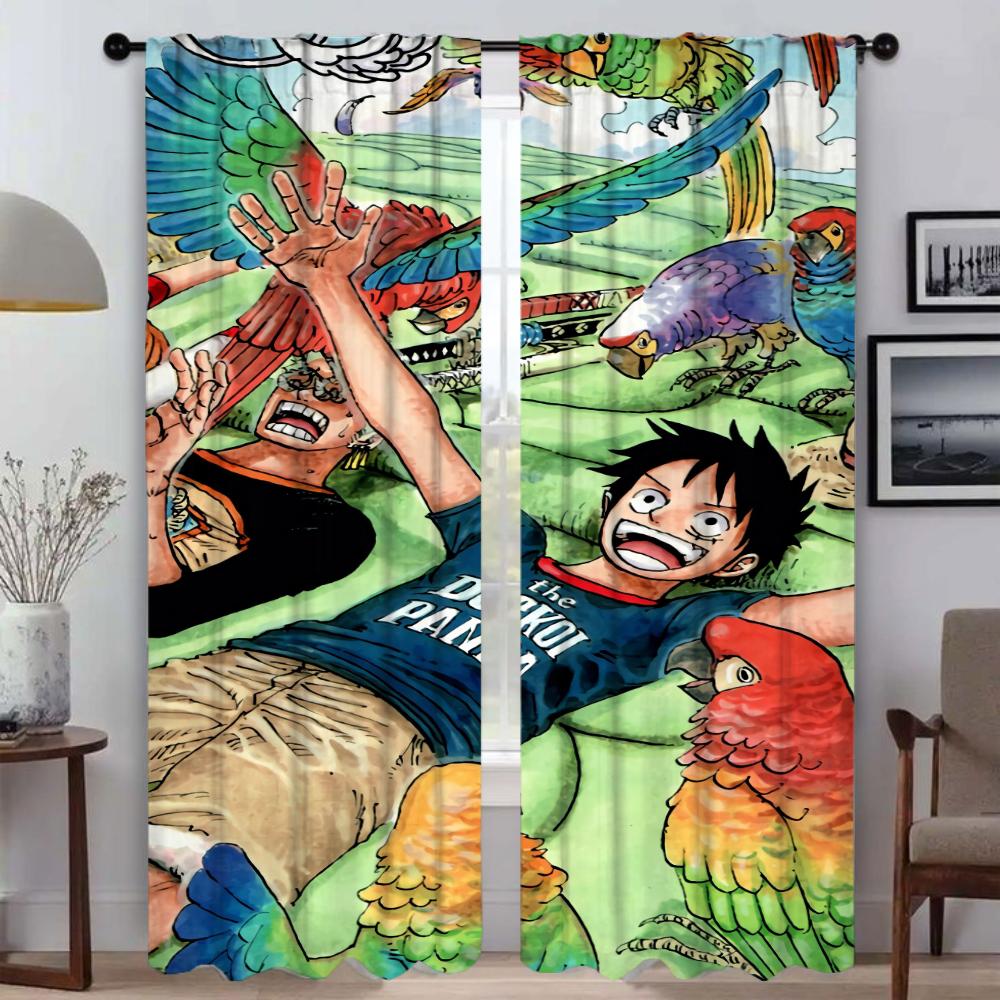 O-One-pieceS Tulle for Bedroom Halloween Decoration Blackout Curtains for Camera Partition Window Curtain Elegant Room Curtains