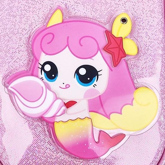 Haute Anjou Girls' Catchtinnapping Fondant Pink Blanc Mirror Cross, a Popular Character In Korea
