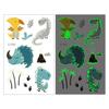 Glow-in-the-Dark Dinosaur Temporary Tattoo Stickers for Kids