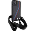 Bmw Bmhcp15M23Psvtk Iphone 15 Plus / 14 Plus 6.7 Czarny/Black Hardcase M Edition Carbon Tricolor Lines & Strap
