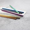 Metal Straw Reusable Drinking Straw Set 304 Stainless Steel Straw Straight Straw With Cleaner Brush Party Bar Accessories