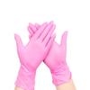 50/100PCS Disposable Pink Nitrile Gloves Latex Free Waterproof for Beauty Hair Household Kitchen Cleaning Bathroom Cleaning