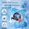 Cooling Eye Mask: Disposable Ice Pack for Fatigue Relief, Breathable, Blackout, Cold Compress Patches for Sleeping.