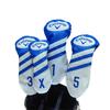 [ELLIE&LEO] Callaway. Head Cover 4-piece Set Golf Iron Cover Fairway Wood Head Cover Count Tag Driver Dedicated Head Cover (White) [Item]