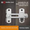 90° Stainless Steel Anti-Theft Door Latch for Pet Cages, Barns, and Sliding Doors