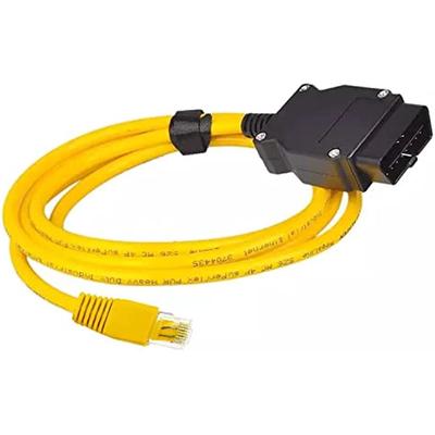 Адаптер OBD2 с кабелем Ethernet Rj45 — работает с I-COM E-SYS I-STA Bootmod3 Bimmercode MHD для BMW E/F/G Series и Toyota Supra MK5 Кодирование и диагностика