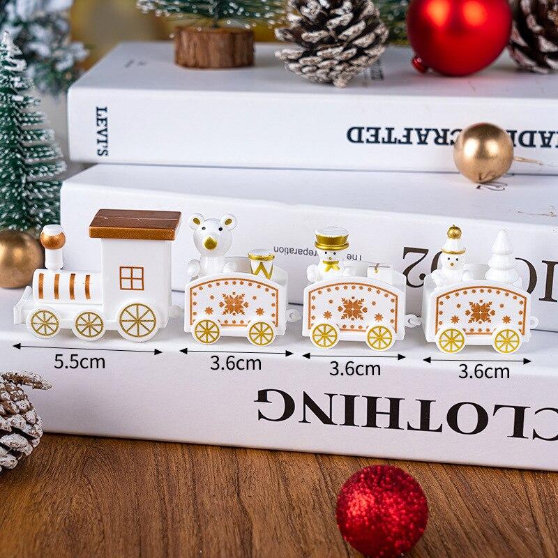 Новое рождественское украшение с поездом, Рождественское украшение для дома, годовое украшение, подвеска, Рождественский декор, детский подарок