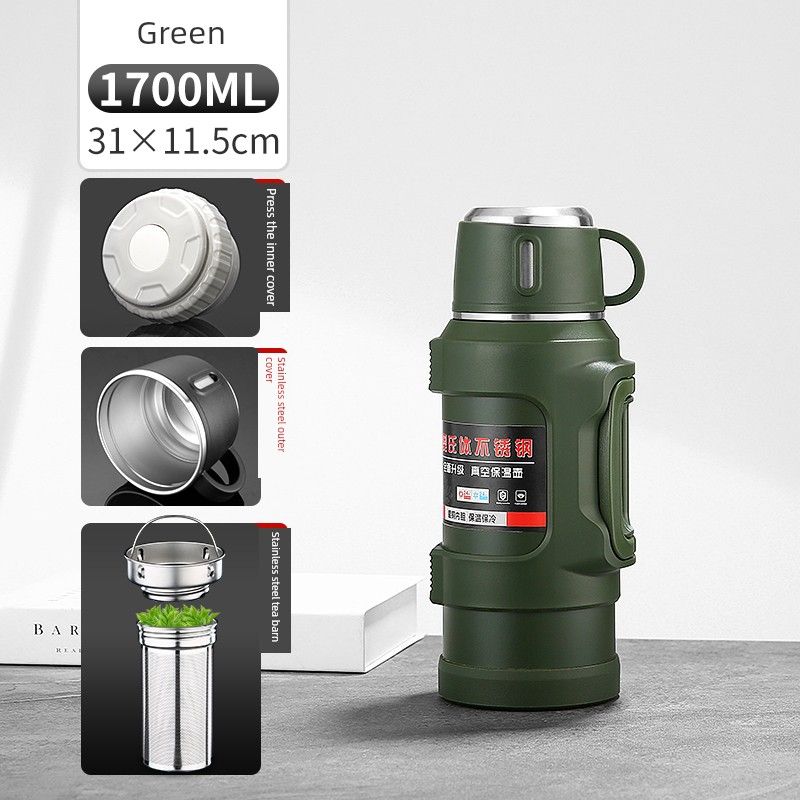 New Arrival 316 Stainless Steel Thermal Pot Large Capacity Vacuum Cup Outdoor Car Portable Kettle Household Kettle 6L