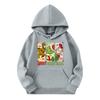 Child Fashion Lightweight Long Sleeve Pullover With Pockets  Print Hoodie
