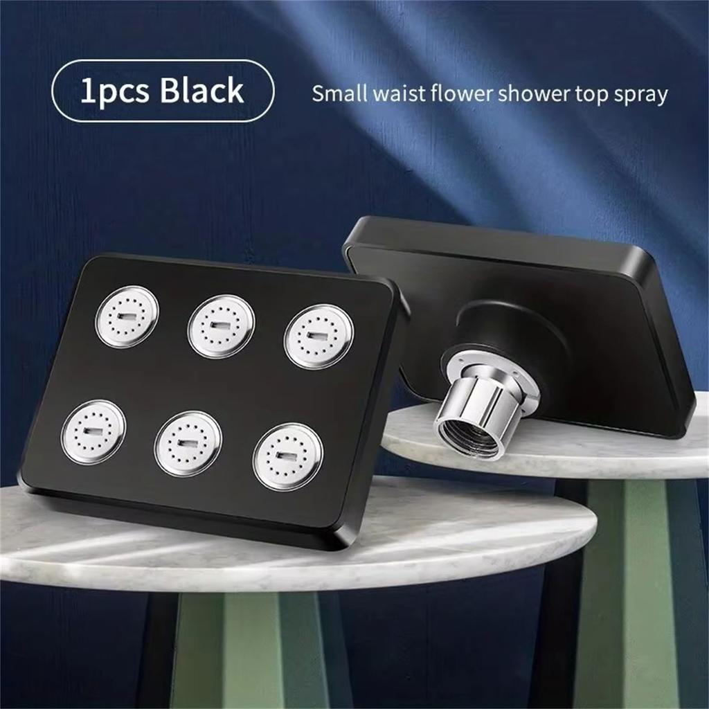 Прямоугольная душевая лейка высокого давления Инновационный дизайн увеличивает напор воды Аксессуар для ванной комнаты для душевого опыта