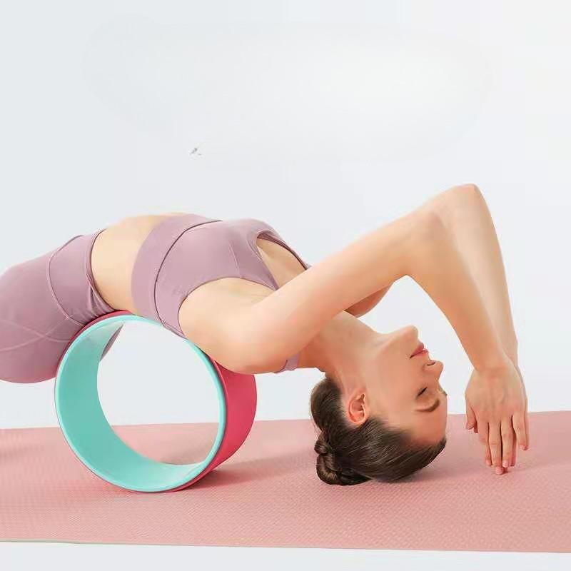 Колесо для йоги, прогиб назад, наклонное плечо, пилатес, круг, растяжка, открытая спина, открытое плечо, кольцо для йоги, оборудование для начинающих