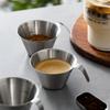 100 мл Чашка для эспрессо Кружка для кофе из нержавеющей стали Мини-питчер Молочник Портативная дорожная кофейная чашка Мерная чашка для эспрессо со шкалой