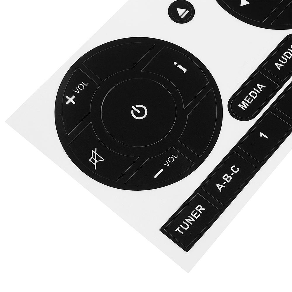 For Fiat 500 2011 2015 Car Multimedia Menu Media Radio Audio Volume Switch Button Repair Decal Sticker Anti Scratch