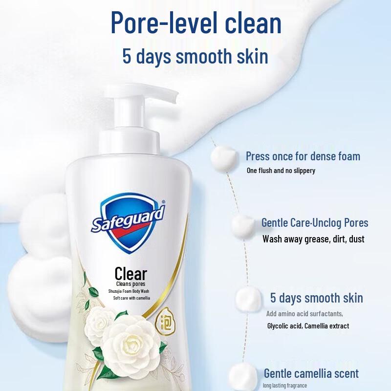 Гель для душа Safeguard Camellia
