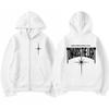 Ateez World Tour Towards The Light Zipper Hoodies Men Women Korean Kpop Zip Up Sweatshirt Fashion Long Sleeve Hoodie Jacket