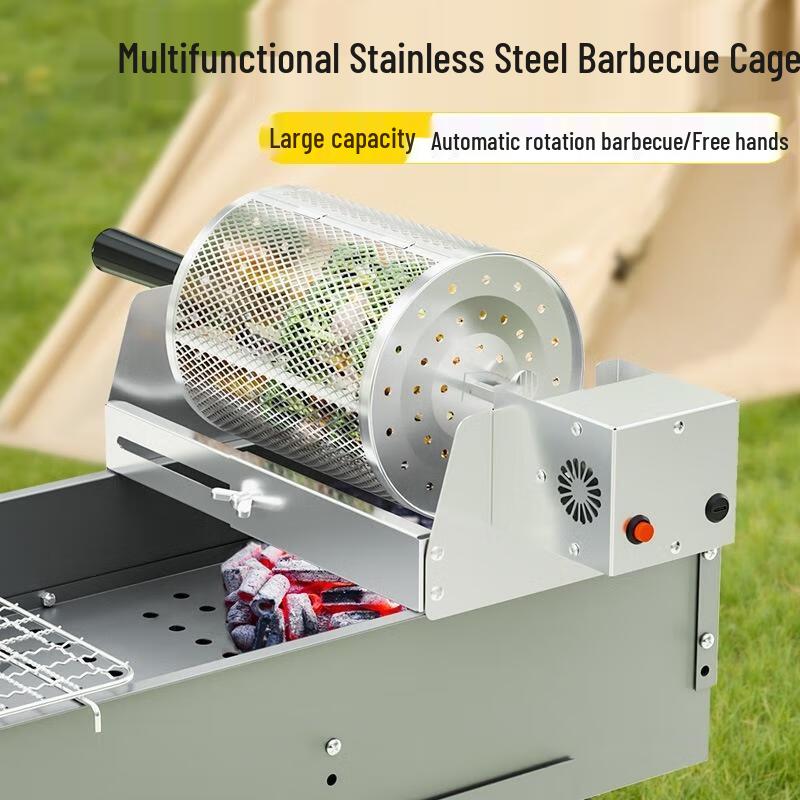 Автоматическая вращающаяся корзина для гриля-ролла