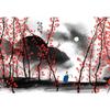 [Puzzle Life] Пазл из 1000 деталей: Женщина на тропе с цветущими сливами (Традиционное корейское искусство)