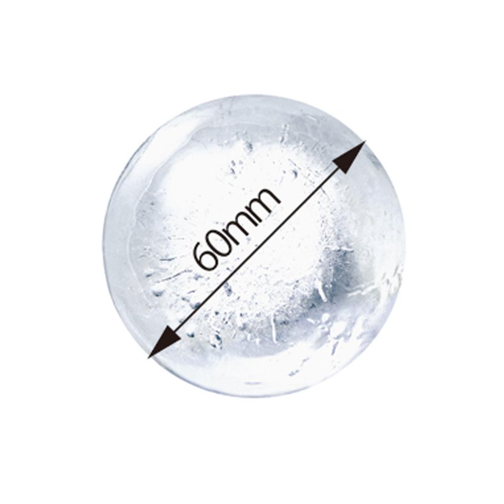 Форма для льда My Round Ice x Черный Сделано в Японии Диаметр 6 см Продано более 2 миллионов штук Круглый лед Ледогенератор Популярный Like-it Прибл.. 7.5 H7.5см STK-06