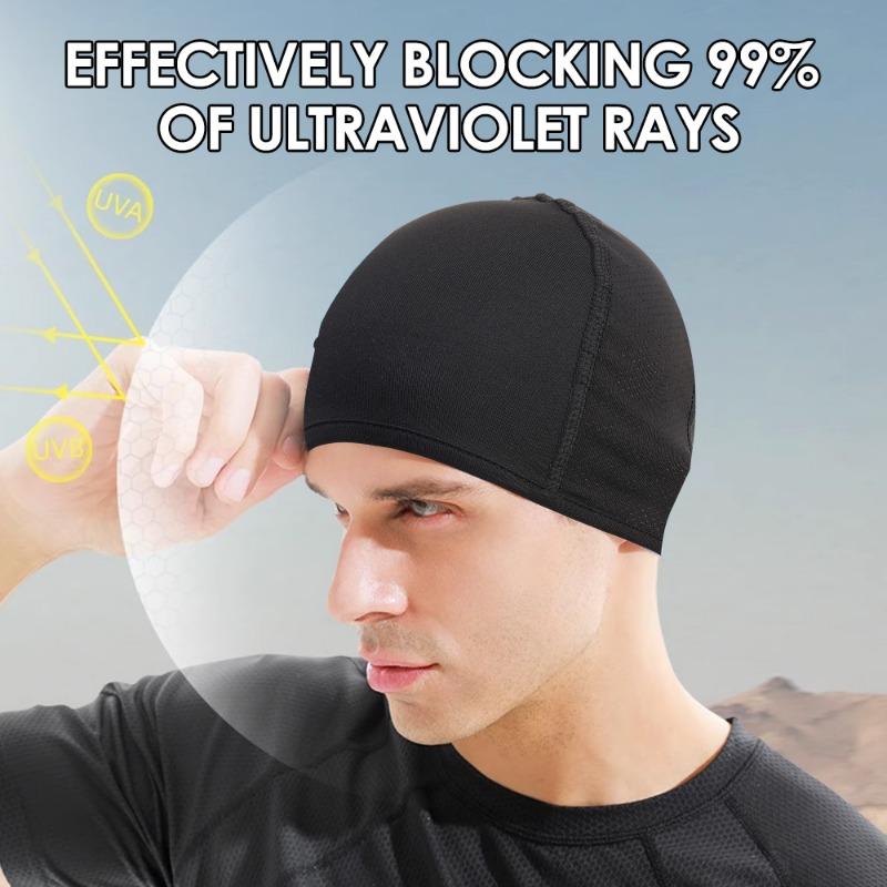 Cycling Cap Quick Dry Anti-UV Sports Hats Cooling Skull Caps Helmet Liner Sweat Caps for Men Women for Outdoor Bike Running Hats