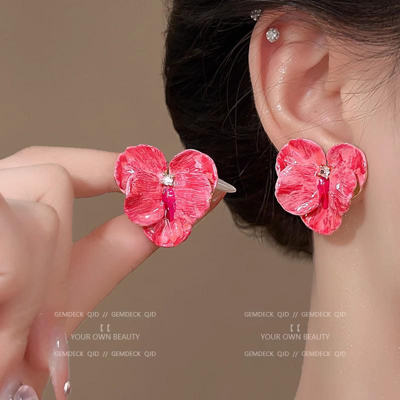 Роскошные европейские и американские серьги-пусеты с бриллиантовой кисточкой для вечеров и вечеринок