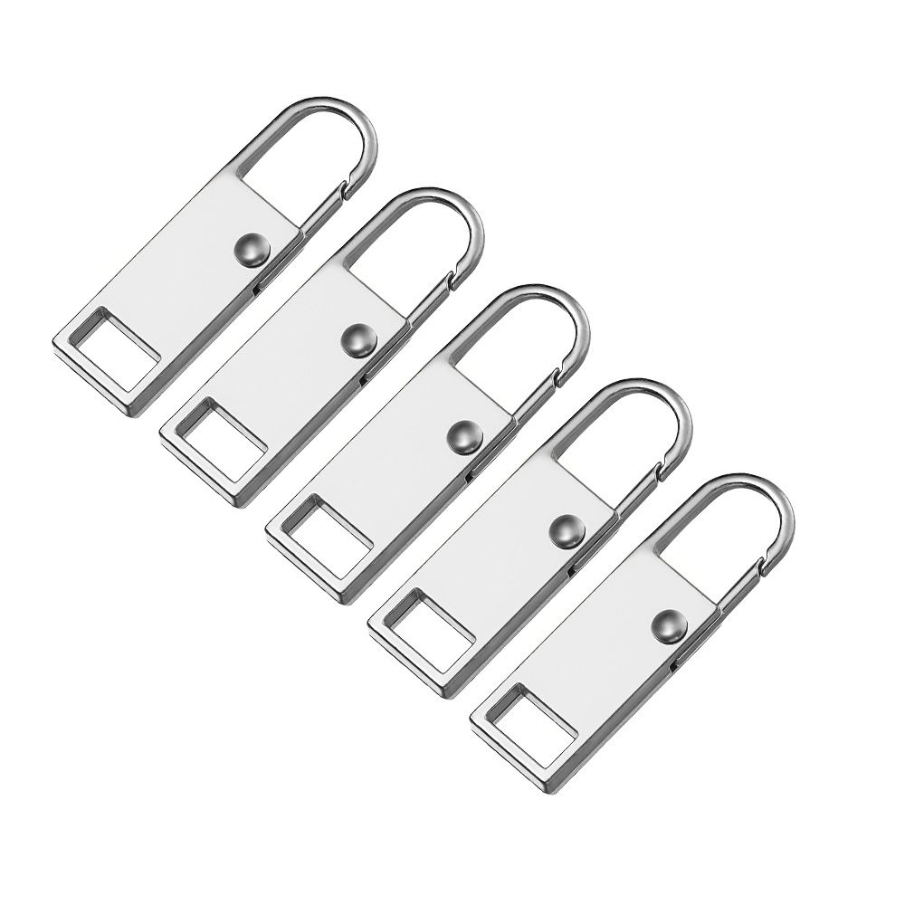5pcs Broken Buckle Detachable Sewing Kit Metal Zip Zipper Pull Metal Zipper Head Zipper Slider