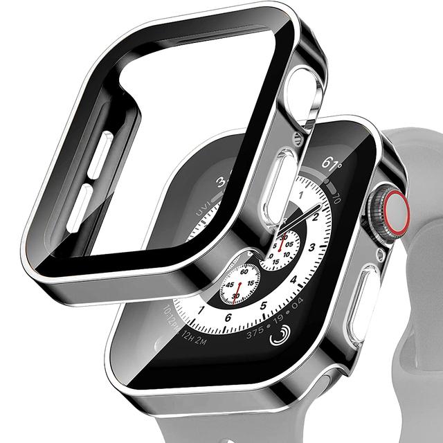 Чехол для Apple Watch Case 46мм 42мм 45мм 44мм 49мм 41 40мм Защитное стекло для экрана Серия 11 10 7 8 9 SE 6 5 4 Ultra 3