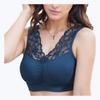 L-XXL Women Seamless Sexy Lace Bra Wireless Beauty Back Lingerie Push Up Sports Running Bra Cozy Chest Tube Top Bralette