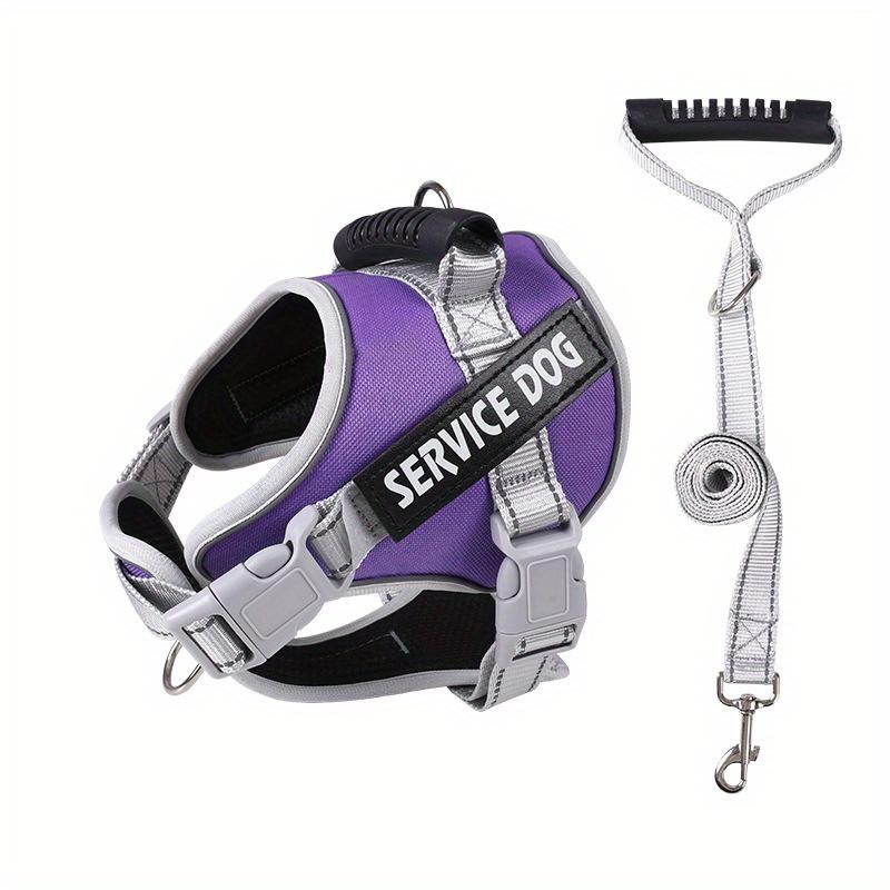 Прочная шлейка для собак с нагрудными и спинными ремнями, регулируемый светоотражающий жилет для домашних животных для активного отдыха