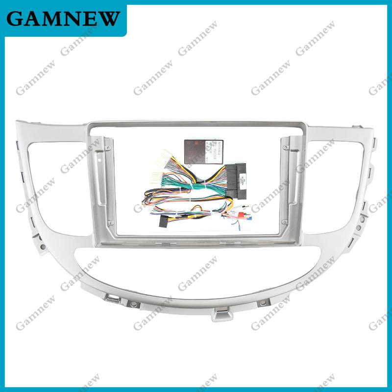 9 Inch Car Frame Fasica Adapter Canbus Box Ddcoder Android Radio Dash Panel For Hyundai Rohens Genesis Coupe 2008-2013