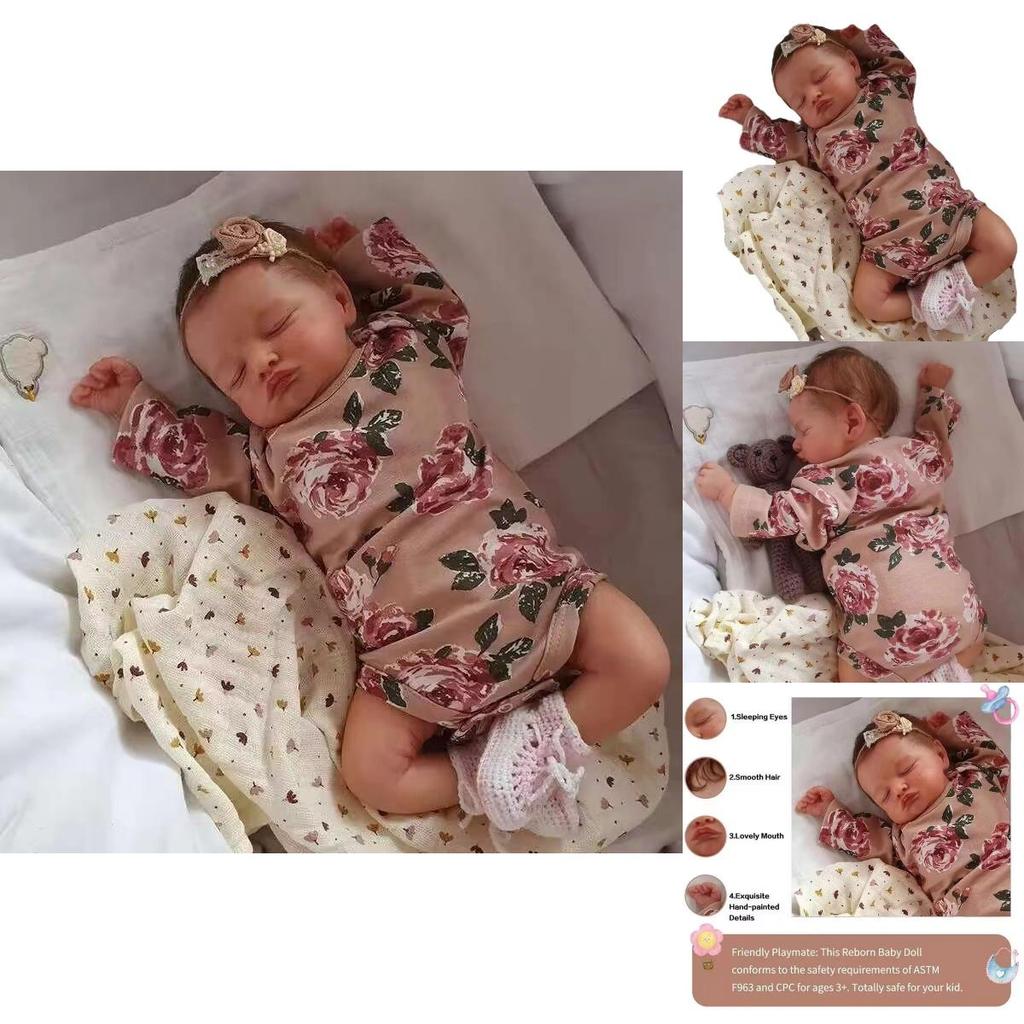 Silicone Reborn Baby Doll With Handpainted Features For Collectors And Gift Giving