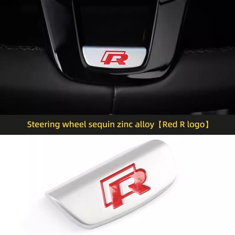 Декоративная накладка на руль автомобиля Наклейка с эмблемой R Line Для VW Scirocco Polo T5 Passat b6 Golf mk5 Tiguan Jetta CC