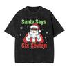 Merry Christmas 67 Meme T Shirt Beach  Y2k Funny Tshirts Casual Harajuku Tee Shirt For Men Short Sleeve Printed Clothes