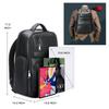 BOPAI Men's Commuter Backpack, 15.6-inch Laptop Backpack with USB Charging Port, Large Capacity, Day Bag, Laptop Backpack, Black