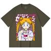 230 г/м² 100% хлопок Футболка унисекс с принтом Sailor Moon V3 Минако, плотный хлопок