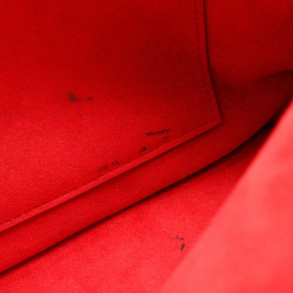 LOUIS VUITTON Almine toe bag Handbag M41779 2WAYShoulder Rouge Brown / red Monogram canvas Women Used