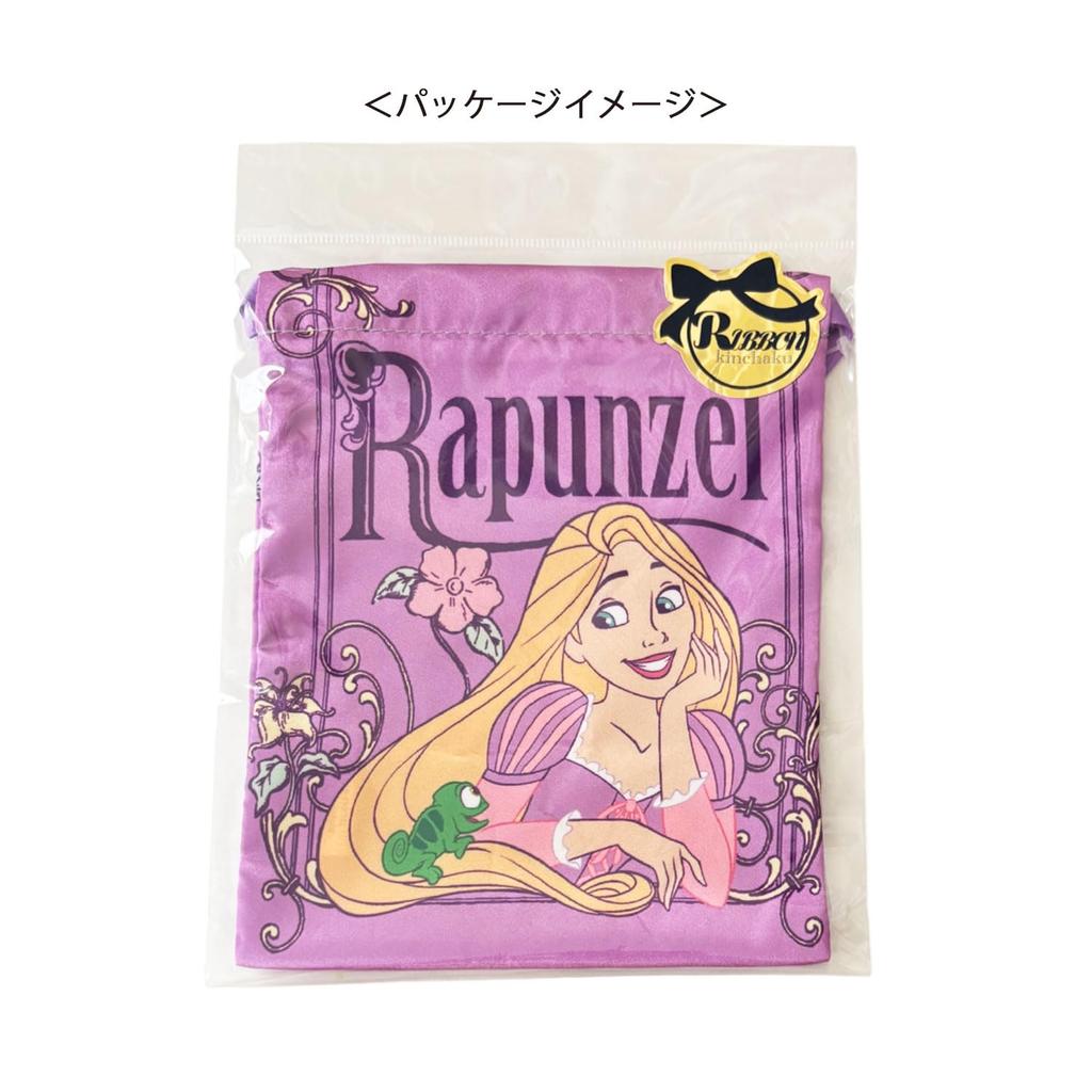 Small Planet Disney Ribbon Drawstring Bag Rapunzel/Logo