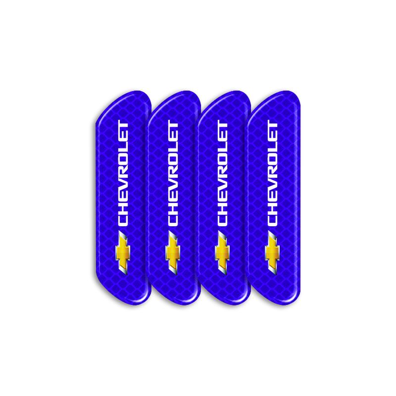 Car Door Reflective Sticker Night Warning Decal For Chevrolet Onix Cruze Silverado Impala Equinox Malibu Tahoe Cobalt Camaro