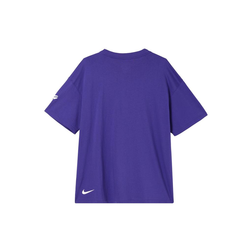 Nike Модная удобная мягкая свободная дышащая универсальная футболка с коротким рукавом Kobe Series Мужские топы Гармонично-синий HV6695432