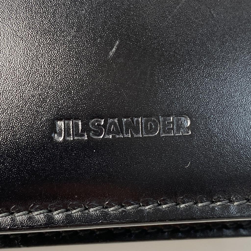 Подержанная JIL SANDERСумка через плечо черная кожа Женская
