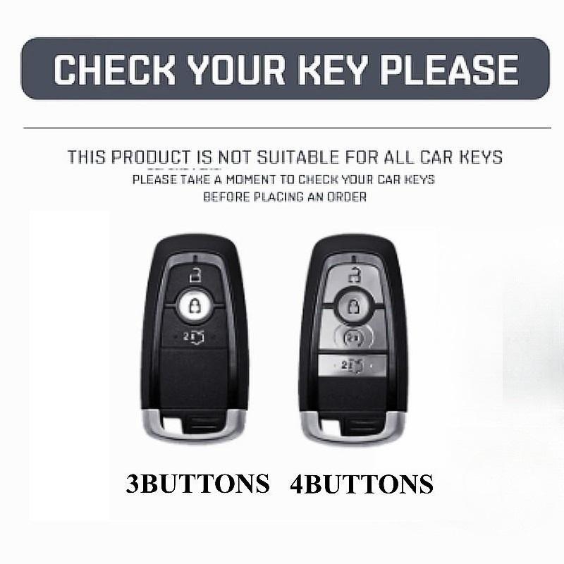 For Ford Fusion Mondeo Mustang Explorer Edge EcoSport Mondeo For Lincoln MKC MKZ MKX Leather Remote Key Case Cover Shell Fob Keychain